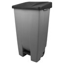 Helit Tretabfalleimer H2405595 120L, schwarz