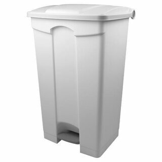 Helit Tretabfalleimer H2402305 90L, wei�