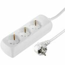 Hama 00030528 3-Fach Steckdosenleiste Wei�