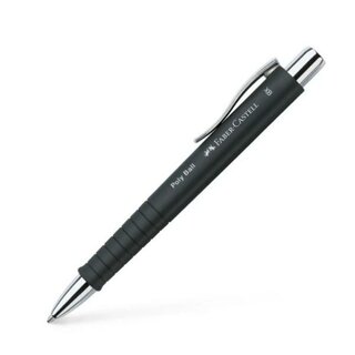 Faber-Castell Kugelschreiber Poly Ball Colours 241153, XB, schwarz