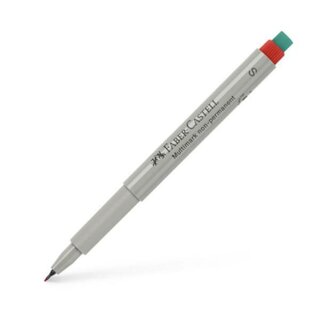Faber-Castell Multimark Folienstift 152421, non-permanent, S, rot