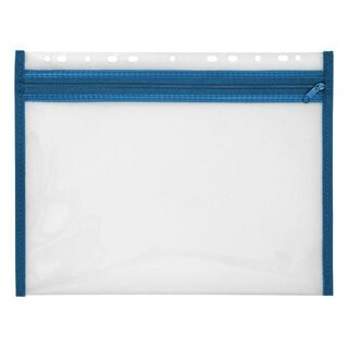 Sichtmappe Veloflex 4354050, A4, PP, f�r Ringb�cher im A4 Format, blau, 10 St�ck