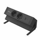 Fellowes Power Desk 2 Tischsteckdose 100137182, schwarz