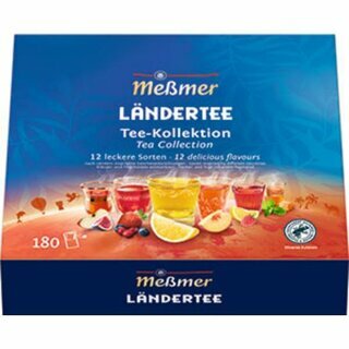 Me�mer L�ndertee Tee-Kollektion, 12 Sorten x 15 Beutel
