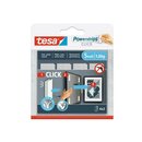 tesa Powerstrips Click Klett-Klebepads 77720, S, 4 St�ck