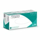 Bingold Vinyl 45 Einweghandschuh, Gr��e: M, 100 St�ck