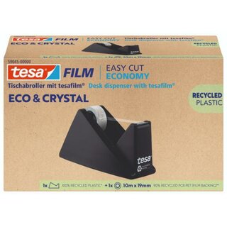 tesa Easy Cut Economy Tischabroller 59045-00000-00 + 1 Rolle 10m : 19mm