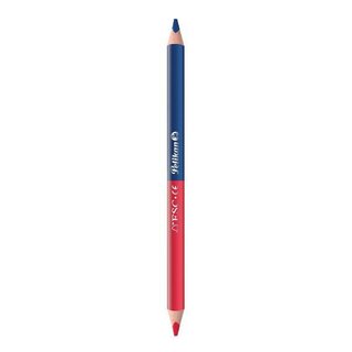 Pelikan Silbentrennstift 810838, Ergonomische Dreikantform, blau und rot