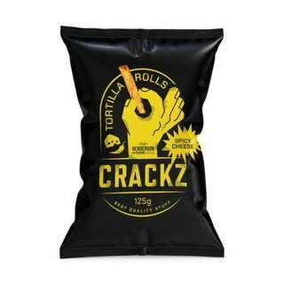 CRACKZ Tortilla Rolls Spicy Cheese, 12 x 125g