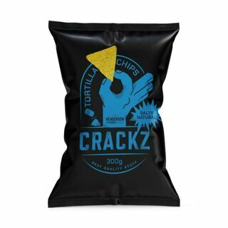 CRACKZ Tortilla Chips Salty Natural, 15 x 300g