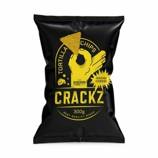 CRACKZ Tortilla Chips Nacho Cheese, 15 x 300g