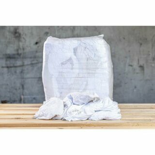 Becker Putzlappen Trikot Baumwolle, 10Kg, wei�