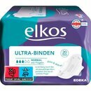 Elkos Damen-Binden Normal mit Fl�gel, 20 St�ck
