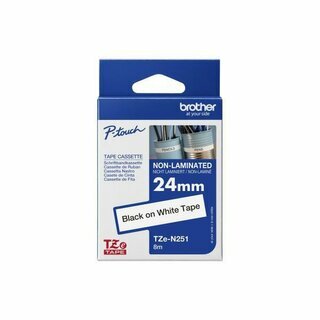 Brother Schriftband TZE-N251, 24mm, schwarz auf wei�