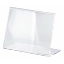Sigel Tischaufsteller TA217, A7, L-Form, schr�g, glasklar