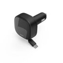 Hama Auto-Schnellladeger�t, 2x USB-C, ausziehbares...