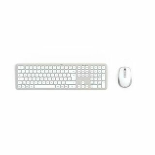 Hama Multi-Device-Tastatur-Maus-Set WKM-550, kabellos, Funk/BT, wei�, QWERTZ DE