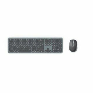Hama Multi-Device-Tastatur-Maus-Set WKM-550, kabellos, Funk/BT, schw., QWERTZ DE
