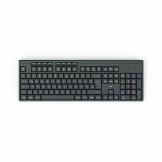 Hama Funktastatur WK-200, kabellos, Batterie, 8 Media-Tasten, schwarz, QWERTZ DE
