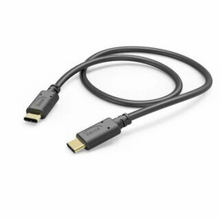 Hama Ladekabel, USB-C - USB-C, 1,5 m, schwarz
