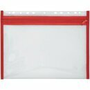 Veloflex Rei�verschlusstasche 4354020, DIN A4, rot, 10 St�ck