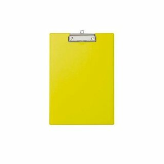 Maul Klemmbrett 2335213, A4, Kunststoff, gelb, 12 St�ck
