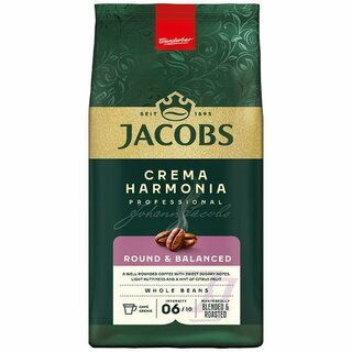 Jacobs Kaffee Crema Harmonia, ganze Bohnen, 1kg
