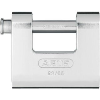 ABUS Vorh�ngeschloss Monobloc 92/65 mit seitlichem Schlie�bolzen, 65mm