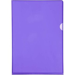 Exacompta Sichth�llen 660505, A4, PVC, St�rke: 0,13mm, glatt, violett, 10 St�ck