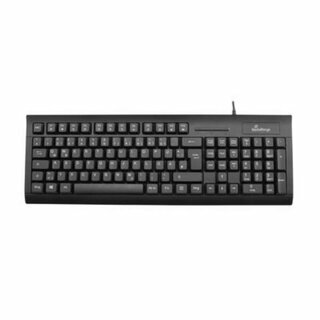 MediaRange MROS114 kabelgeb. Tastatur, mit Chip-Karten Terminal, QWERTZ, schwarz