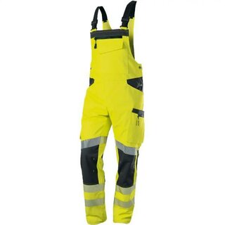 BP Warnschutz-Latzhose 2041-844  warngelb/anthrazit, Gr��e 44/46 normal