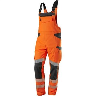 BP Warnschutz-Latzhose 2041-844  warnorange/anthrazit, Gr��e 60/62 normal