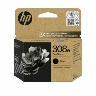 HP 7FP22UE Tintenpatrone 308e EvoMore, 320 Seiten, schwarz