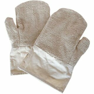 Schneider 310019 Backhandschuhe, Baumwolle, Farbe natur, 1 Paar