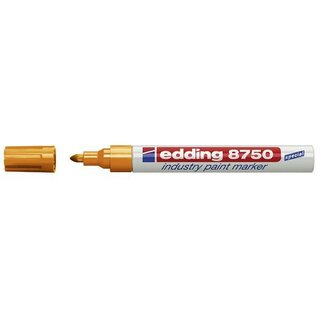 Lackmarker edding 8750, Rundspitze, Strichst�rke: 2-4mm, orange