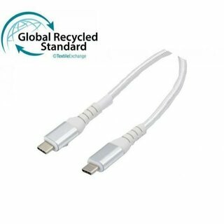 Dacomex 532559 USB-C/USB-C Kabel, 2 m, wei�