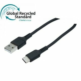 Dacomex 532555 USB-A/USB-C Kabel, 1 m, schwarz