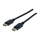 Exertis 127023 DisplayPort Kabel, 8K, 3 m, schwarz