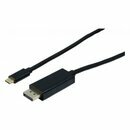Dacomex 127549 USB-C/DisplayPort Kabel, 1 m, schwarz