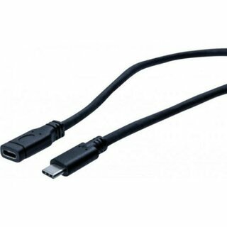 Dacomex 150341 USB-C/USB-C Verl�ngerungskabel, 2 m, schwarz