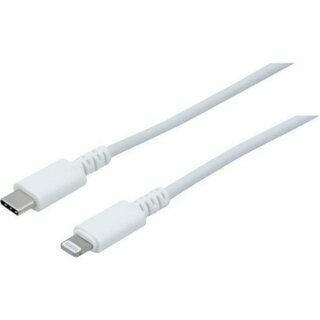 Dacomex 194042 USB-C/Lightningkabel, 2 m, wei�