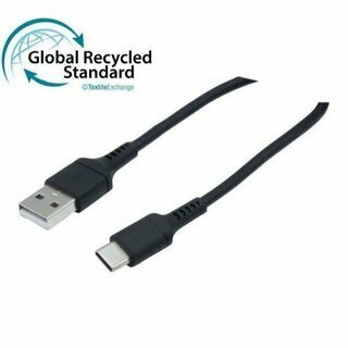 Dacomex 532557 USB-A/USB-C Kabel, 3 m, schwarz