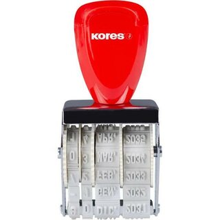 Kores SF71710 Datumstempel, 4mm