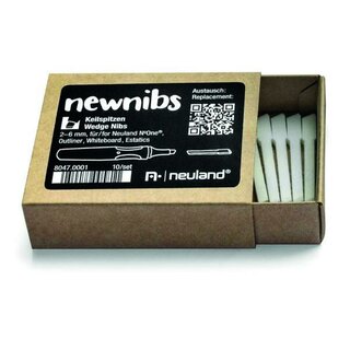 Neuland 8047 Ersatzspitzen, Keil, 2-6mm, 10 St�ck
