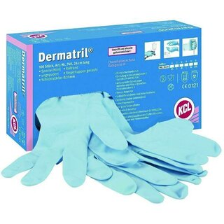 KCL Dermatril 740 Nitril-Einweg-Chemikalienschutzhandschuh B, Gr. 10, 100 St�ck