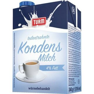 Turm Kondensmilch 4% Fett, 340g, 20 St�ck