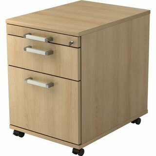 Hammerbacher Rollcontainer 59 x 42,8 x 58 cm (H x B x T), eiche