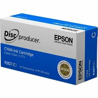 WECARE Tintenpatrone kompatibel zu Epson PJIC7, Cyan, 32ml