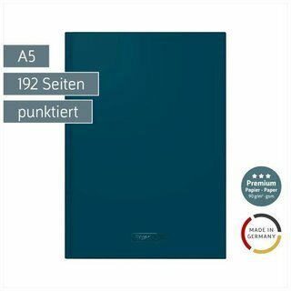 Brunnen Notizbuch Premium Colour Line, A5, 90g, punktiert, denim