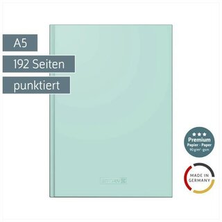 Brunnen Notizbuch Premium Colour Line, A5, 90g, punktiert, mint